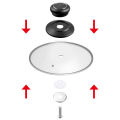 4 Pieces Pot Lid Knob Pan Lid Holding Handle Universal Kitchen Cookware Lid Replacement Knob. 