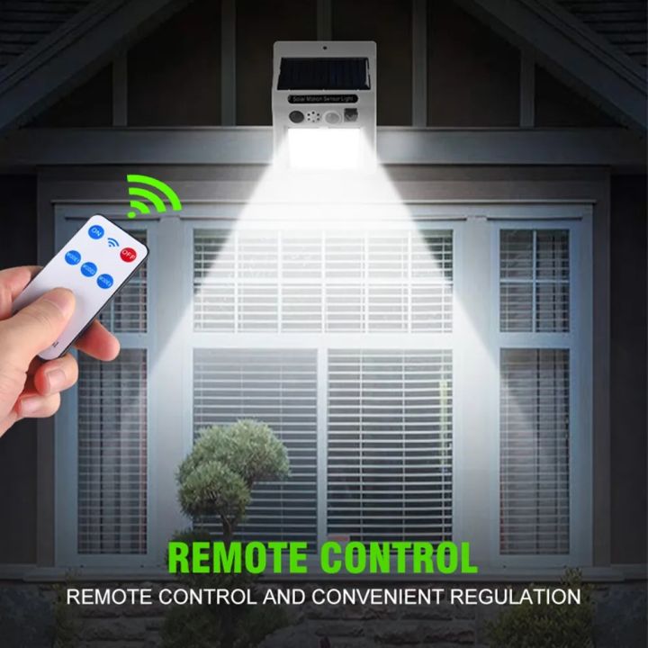 SANX%2030LED%20Solar%20Light%20Waterproof%20Motion%20Sensor%20Solar%20Street%20Light%20Solar%20Security%20Warning%20Lamp%20with%20Remote%20for%20Garden%20Houses%20-%20Image%204