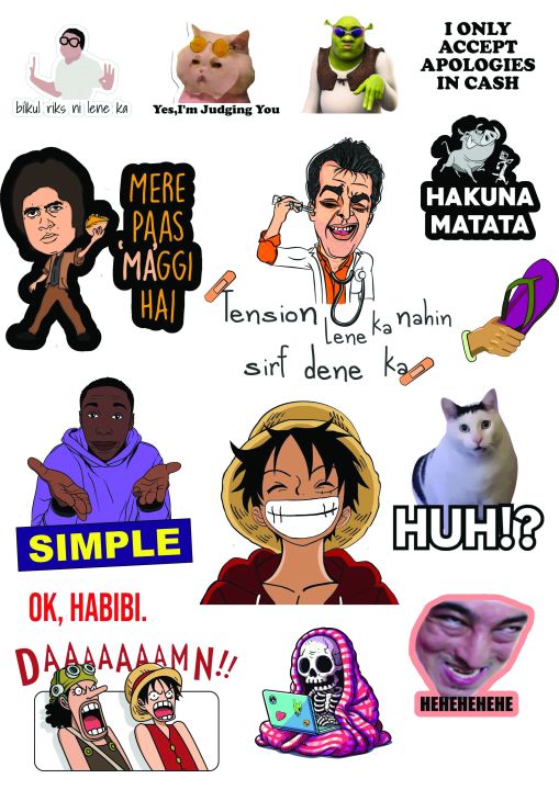 Funny%20Meme%20Stickers%20%20Ask%20Google%20Not%20Me%20Quote%20Stickers%2021%20pieces%20of%20Huh%20Cat%20Stickers%20For%20Decoration%20Journals%20Scrapbooks%20Mobile%20And%20Laptop%20Gifts%20%202%20Inch%20Adhesive%20girls%20And%20Boys%20Vibes%20-%20Image%202