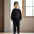 New Stylish All Over Printed Kids Sweatshirt with Trouser Cozy, Warm & Comfortable Fleece Tracksuit For Kids Winter Wear. 