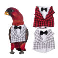 Bird Costume Soft Grid Print Parrot Shirt. 