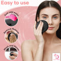 Reusable Makeup Remover Pads Cleaning puff  Double-Side Sponge puff Washable Make Up Removing Microfiber pads Exfoliator. 