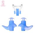 Swim Ear Plug Symmetrical Design Soft Swimming Earplugs Nose Clip. 