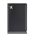 PU Leather Bride Groom Plane Passport Covers Holder Card Protector Organizer for Wedding Couples Travel Gift. 