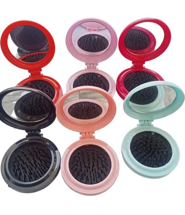 Folding%20Hair%20Brush%20Pocket%20Comb%20With%20Mirror%20Set%20Mini%20Travel%20Compact%20Foldable%20Gift%20-%20Image%202
