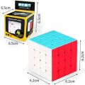 4x4 Qiyi Original Rubik Cube Stickerless and Bright - 4 by 4 Best Quality Speed Cube -  Large Magic Cube 4x4x4 - Fast Speed Puzzle Toys - Educational Toy to Improve Child's Concentration, responsiveness and Memory - Rubik's Cube. 