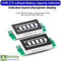 1s-8s 3-34V Generic Lithium Battery Capacity Level Indicator Module 18650 capacity Display Suitable for 1s/2s/3s/4s/5s/6s/7s/8s by Electrica. 