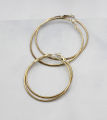 High quality  Pack of 2 hoop Earring Stylish baliyan Simple & unique for Women GirlS golden. 