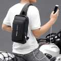 Bagzillas: Men's Anti-theft Waterproof Cross body Bag For Girls Cross Body Bag For Men Chest Shoulder Messenger Backpack USB Port With Num Lock Crossbody Bag. 