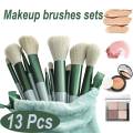13 PCS Makeup Brush Set Soft, Eyeshadow Contour, Concealer, Eyeliner, Brush, Foundation Beauty Cosmetic Brushes Tools. 