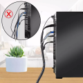 10Meter Flexible Spiral Cable Wire Protector USB Cable Organizer Computer Cord Protective Tube Clip Organizer Management Tools. 