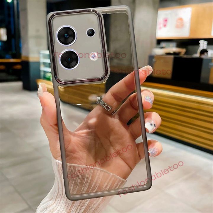 Casing For Infinix Zero 30 Zero30 5G X6731 2023 Square Plated Phone Case Fashion Couple Soft Silicone Camera Lens Shockproof Back Cover