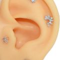 1 Pc Silicone Ear Model Reused Ear Displays Mould Professional Piercings Practice Tools for Earrings Ear Studs Display. 
