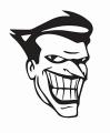 The Joker Batman Vinyl Die Cut Car Decal Sticker - SIZE : 4 inch. 