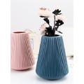 Pack of 2 Flower Vase Decoration Home Plastic Vase Flower Pots Bottle Neck diamond pattern. 