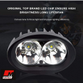 Oval Cree Led 20W Motorcycle Additional LED Lights, 20 W Round LED Front Headlights Anti-Fog 12 V 24 V Motorcycle LED Spotlight 1800 LM Additional Headlights Universal Fitment Special Edition Product Fits Ybr 125cc, Honda CG125cc, Honda CD 70cc ETC. 