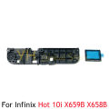 For Infinix Hot 10 10S 10i Lite X659 X658 X657 X682 X689 11 Play 11S NFC X662 X6812 Loud Speaker Buzzer Ringer Flex Cable. 