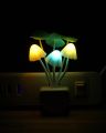 Automatic Sensor LED Night Lights Plug in Mushroom Light for Adults Kids Nightlight, Color Changing Cute Mushroom Night Light Flower Wall Lamp for Room Decoration Bedroom, Stairs, Kitchen, Corridor, Kids Gift.. 