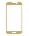 Samsung Galaxy S5 Tempered Glass - Gold. 