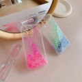 Luminous Liquid Sand Glitter Phone Case, Glow Dark Liquid, Luxury Quicksand Cover, iPhone 14 Pro Max, 11, 13, 12 Mini, 7, 8 Plus, XR, X, XS, SE. 