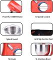 Multi functional Kitchen Mixer 1000 Watt Stand Mixer a5L with Bowl For Commercial Or Home Use Beater Hook Whisk Pulse Function and Turbo Speed Control Dough Mixer-Atha ghoondny wala machine Commercial Table Egg Beater Note Random Color Will Be Shipped. 