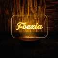 Customize 3d Name illusion lamp, 3D Light Lamp, Night Lamp, Decoration Piece, Gift Piece. 