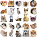 10/30/50PCS Funny Cat Meme Cartoon Stickers for Kids DIY Laptop Bike Phone Waterproof Kawaii Decoration Decals Joke Toys Gifts. 