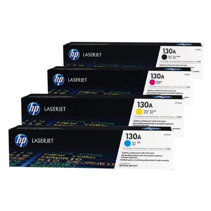 HP 130a color toner set