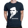 Jose Mourinho Shhhh T-shirt Summer Fashion High Quality Funny Printing Casual 100%Cotton Crew-Neckone Short Sleeve Tee. 