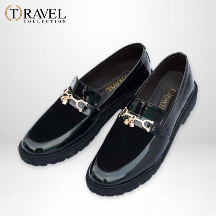 Travel Collection - Chunky Loafers Shoes - Best Quality Formal shoes for men - Black Color