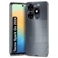 Near Mart Infinix Smart 8, Infinix 8 Pro, Infinix 8 Plus, Shockproof Back Case Ultra Clear Soft Silicone Cover Anti Shock and Anti-Resistant Clear View Transparent. 