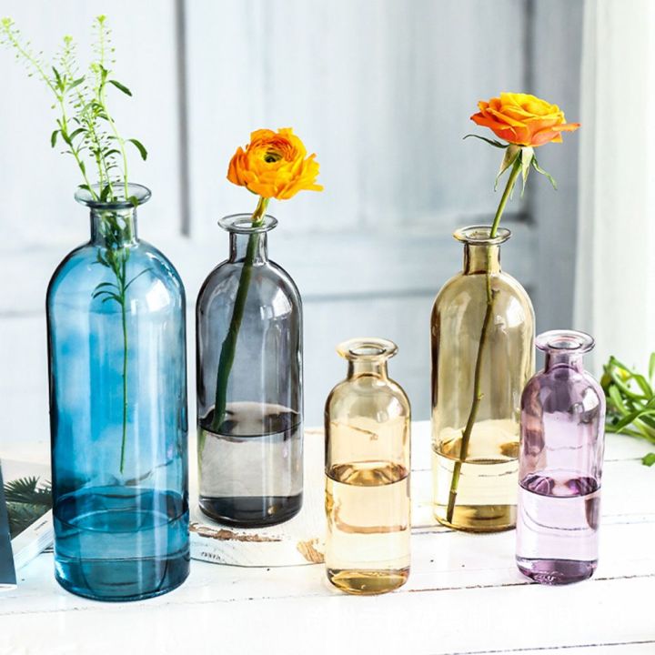 Gifts Flower Decoration Flower Pot Living Room Glass Bottle Home