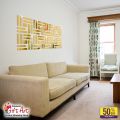 Golden LINES Acrylic Mirror 3D Wall Panels  Art For Living Room, Bedroom and Bathroom - Gifts Art. 