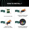 05 Remándóm Ink Cartridges Replacement/compatible for Canon PGI-550 XL / CLI-551 XL with Chip and Level Indicator for Canon Pixma IP7250 IX6850 MG5450 MG5550 MG5650 MG5655 MG6450 MG6650 MX725 MX925. 