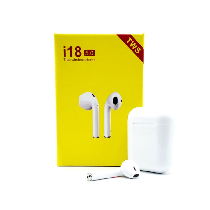 100% Orignal i18 tws_airpods i18 wireless blutooth earbuds Bluetooth 5.0