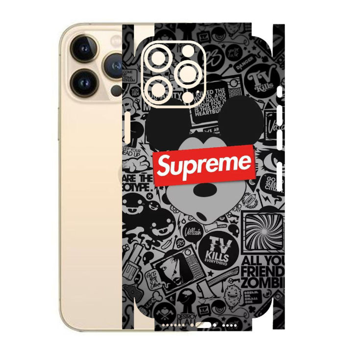 Custom 360 Protection Skin/Wrap for iPhone 13 Pro Max, Back and Sides, Camera Skin Included