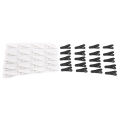 20 x Headphone earphone cable cord wire lapel collar clip nip clamp mount holder. 