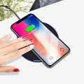 Mcdodo LED Wireless Fast Charger Charging 10W Pad for iPhone X, 8/8 Plus, Nexus 5/6 / 7, and Other Devices, Provides Fast-Charging for Galaxy S8/ S8+/ S7 / S7 Edge / S6 Edge+, and Note 5 (White). 