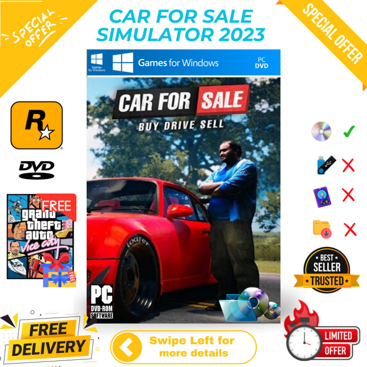 Car Fore Sale Simulator 2023 Game For PC / LEPTOPS in DVD - 100% Working game