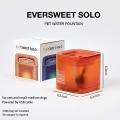 PETKIT Eversweet Solo Pet Water Fountain or Dispenser with Filter, Automatic, Dual Working Mode, Smart LED Light, for Cats and Dogs (OE-N12A-X3ON). 