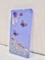 Tecno Camon 20/ Camon 20 pro Girls Back Cover - Luxerey Back Cover - Fancy Flower Butterfly Covers -Tecno Camon 20/ Camon 20 pro Back Cover. 