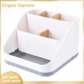 Enigma- Desktop Clutter Organizer Wooden Desktop Storage Box with 6 Compartments Large Capacity Organizer for Home Office Supplies Remote Control Phone Glasses Stationery Holder Buyers' Favorite Stationery. 