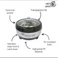 Food Warmer | Insulated | Happy Line | Stainless Steel Hotpot Set | Hot and Cool Hotpot Set | Inner and outer both stainless steel with glass top lids. 