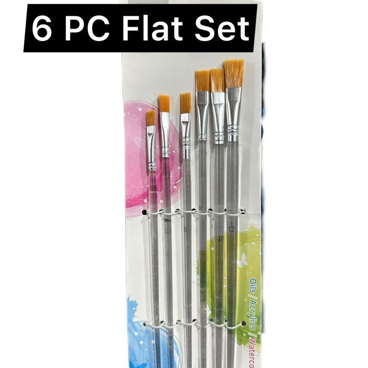 Pack%20of%206%20Flat+Round%20Paint%20Brush%20set,%20artist%20paint%20brushes%20-Best%20for%20Beginners%20100%25%20Top%20Quality%20-%20Image%203