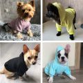 MALCOLM Fashion Cat Dog Hoodie Autumn Winter Pet Apparel Dog Clothes Jacket Pure Design Pet Products for Small Dog Cat for Chihuahua Teddy with Hat Pocket Puppy Coat/Multicolor. 