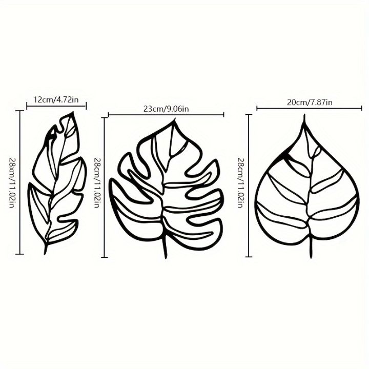 3PCS%20Large-Scale%20wall%20sticker%20Leaf%20Wall%20Art%20-%20No%20Feathers,%20Creative%20Home%20Decoration,%20Garden%20Accent,%20Family%20Wall%20Decoration%20Artwork,%20Add%20a%20Touch%20of%20Nature%20to%20Your%20Space%20/%20wall%20decal%20-%20Image%206