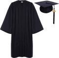 Graduation Gown Set – Includes Cap and Tassel for Bachelor, Master, Teacher and Lawyer. 