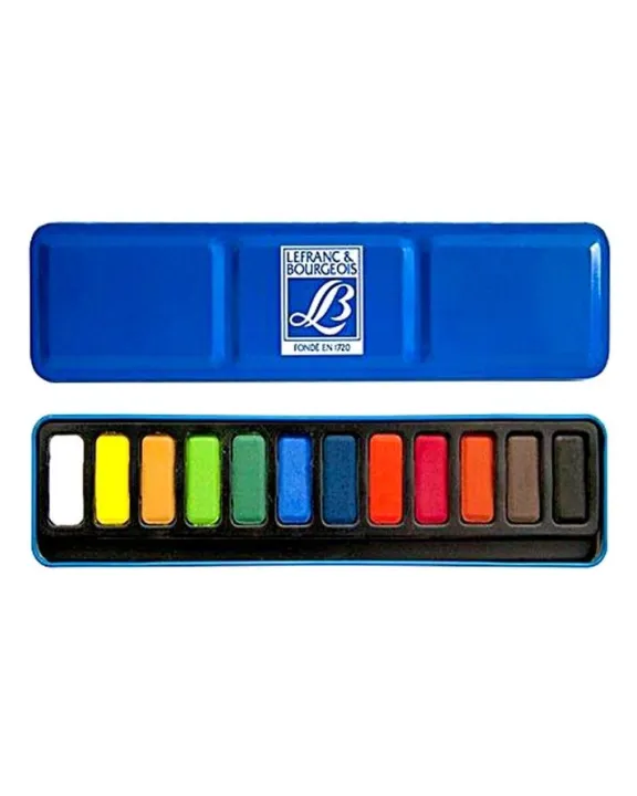 Lefranc&Bourgeois%20Water%20color%20Paint%2012%20Colors%20Box%20-%20Image%203