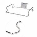 Kitchen Cabinet Door Back Hanging Holder Rack Organizer for Trash Bag Towel. 