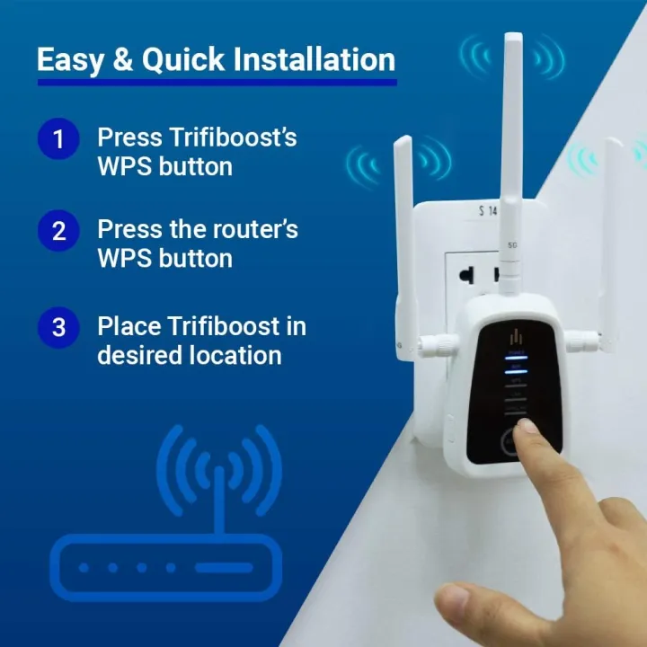 Trifiboost%20Dual-Band%202.4GHz%205GHz%20Wi-Fi%20Extender%20Boost%20Extend%20Wireless%20Internet%20Connection%20-%20Image%205